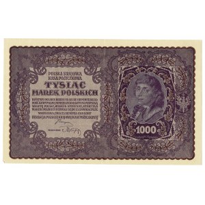 II RP, 1000 marek polskich 1919 I seria DM
