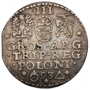 Sigismund III, 3 groschen 1593, Marienburg