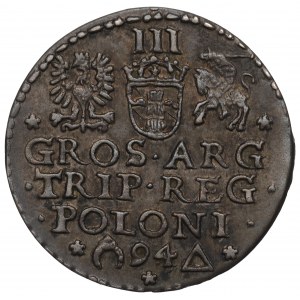 Sigismund III Vasa, 3 groschen 1594, Marienburg
