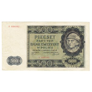 GG, 500 złotych 1940 A