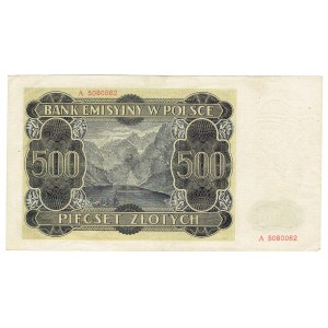 GG, 500 złotych 1940 A
