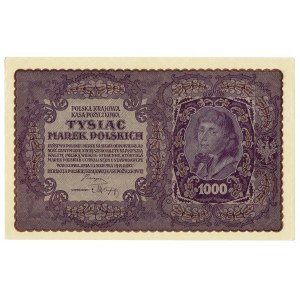 II RP, 1000 marek polskich 1919 I seria AG
