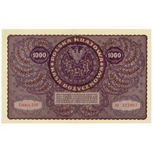 II RP, 1000 marek polskich 1919 I seria BM