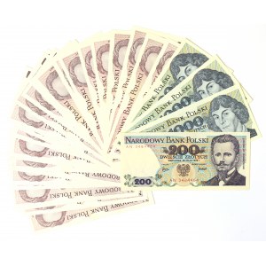 PRL, Set of banknotes (35 copies)