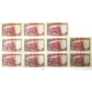 Spain, Lot of 25 pesetas 1923