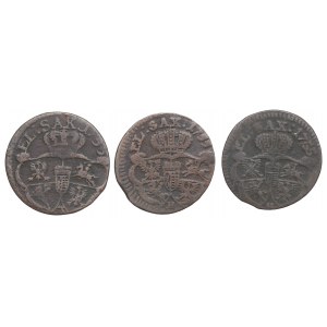 August III Sas, Zestaw groszy 1755