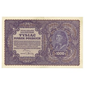 II RP, 1000 marek polskich 1919 I seria U