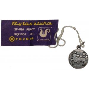 PRL, Zawieszka znak zodiaku Koziorożec Rytosztuka Poznań