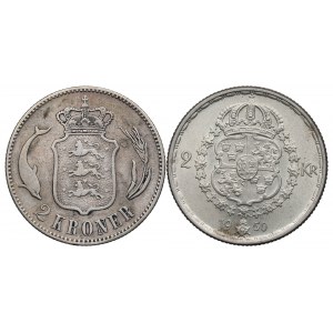 Danemark et Suède, Ensemble de 2 couronnes