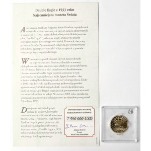 USA, Replica $20 1933