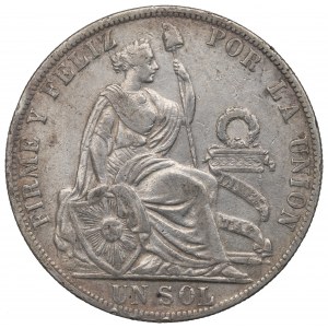 Pérou, 1 sol 1890
