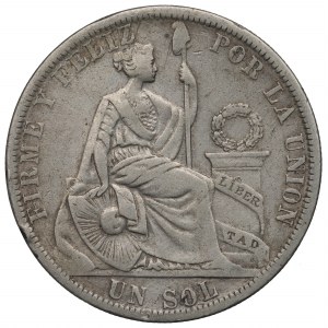 Peru, 1 sol 1880