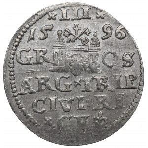 Sigismund III, 3 groschen 1596, Riga