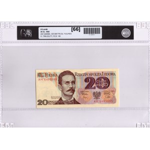 People's Republic of Poland, 20 gold 1982 AM - GCN 66