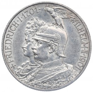 Germany, Preussen, 2 mark 1901 - 200 years of Kingdom of Prussia
