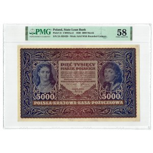II RP, 5000 marek polskich 1920 II SERJA A - PMG 58