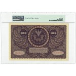 II RP, 1000 marek polskich 1919 III SERJA J - PMG 65 EPQ