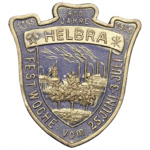 Germany, Badge 800 years of Helbra 1955