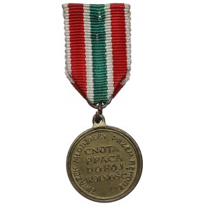 Związek młodzieży przemysłowej i rękodzielniczej, Miniatura medalu