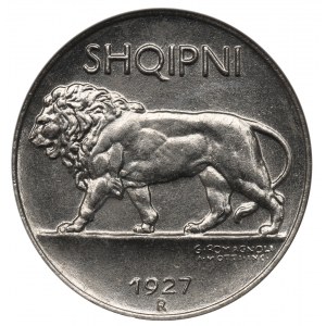 Albania, 1/4 leku 1927 - NGC MS64