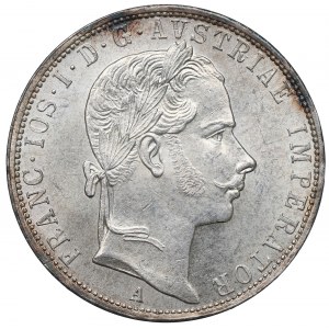 Austria-Hungary, Franz Joseph, 1 florin 1858