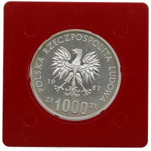 PRL, 1 000 zl 1987 Sliezske múzeum v Katoviciach - ukážka
