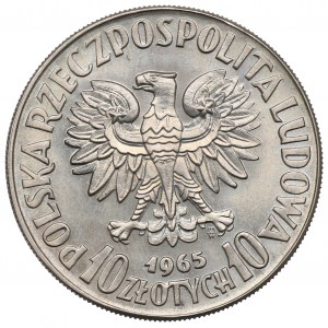 PRL, 10 zloty 1965 VII wieków Warszawy - CuNi-Probe