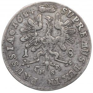 Prussia, 18 groschen 1684, Konigsberg