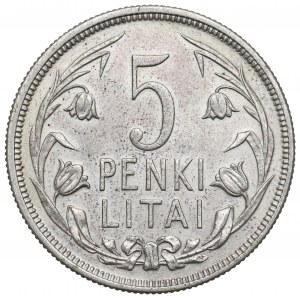 Lithuania, 5 litai 1925