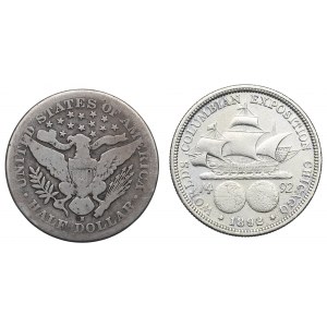 USA, Lot of 1/2 dollar 1892 and 1898