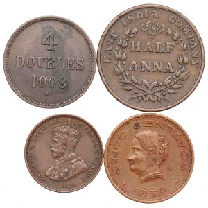 Lot of copper coins
