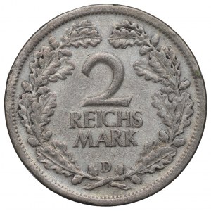 Niemcy, Republika Weimarska, 2 marki 1926 Monachium