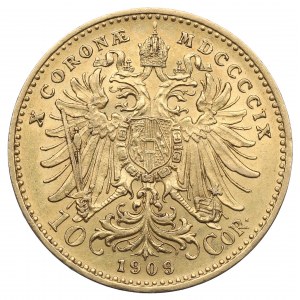 Austria, Franz Joseph, 10 kronen 1909