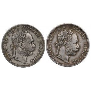 Rakúsko, sada 1 florén 1879 a 1884