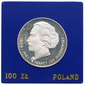 PRL, 100 złotych 1975 - Paderewski