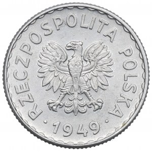 PRL, 1 złoty 1949