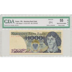 PRL, 1000 zl. 1979 BS - vzácnejšia séria - GDA 55NET