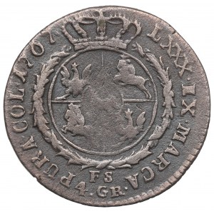 Stanislaus Augustus, 4 groschen 1767