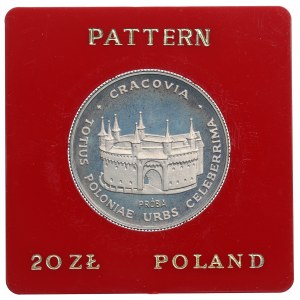 Volksrepublik Polen, 20 Zloty 1981 Krakau - CuNi-Probe