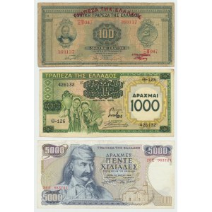 Grecja, Zestaw banknotów