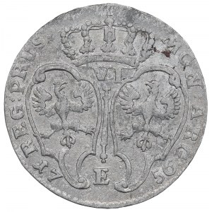Germany, Preussen, 6 groschen 1756 E