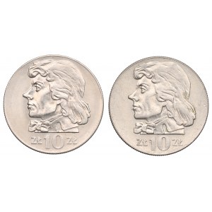 PRL, Zestaw 10 złotych 1971-72