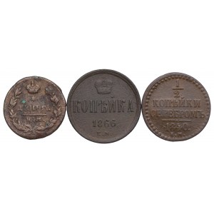 Russia, Lot of copper coins