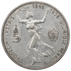 Austria, Franz Joseph, 5 corona 1908