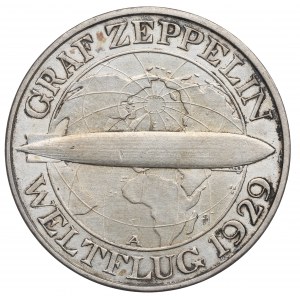 Germany, Weimar Republic, 3 mark A, Berlin, Graf Zeppelin