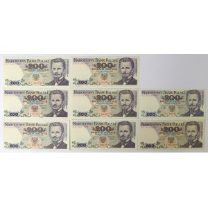PRL, Zestaw 200 złotych 1986-88