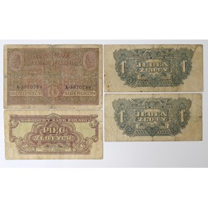GG i PRL, Zestaw banknotów