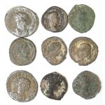 Roman Empire, Lot of coins