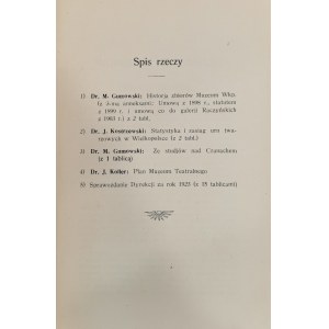 Muzeum Wielkopolskie w Poznaniu, Rocznik I 1923