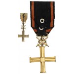 II RP, Cross of Independence with Swords with diploma after Jozef Tarkowski